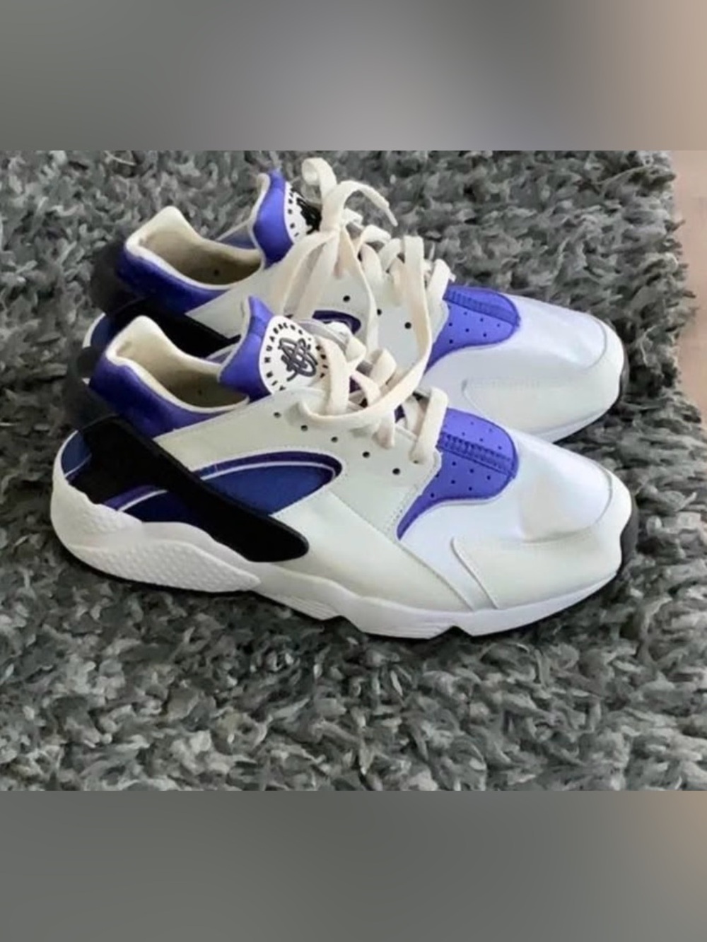 Nike Air Huarache 'Concord' Blue Purple DH4439-100 Women's Size 9.5